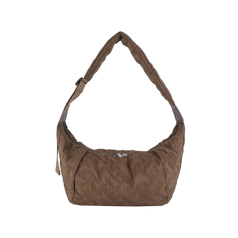 

Женская сумка через плечо большой вместимости, сумка-хобо для поездок на работу коричневый
