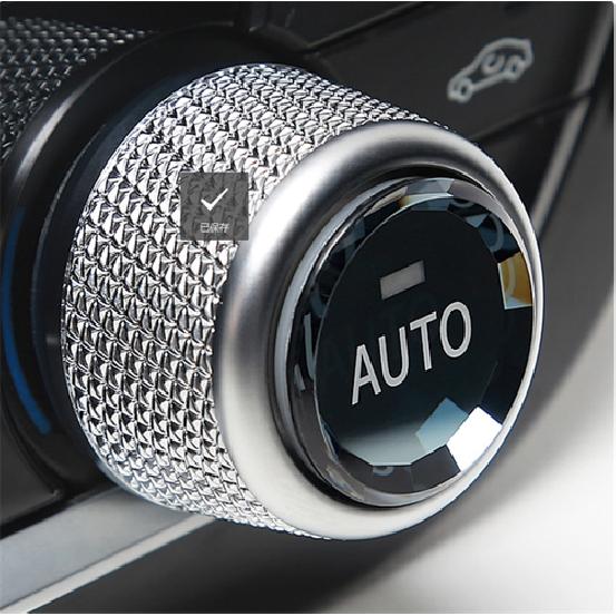 3x AC Climate Control Volume Button Knob Crystal Cover for BMW 5 F10 F11 2013-17