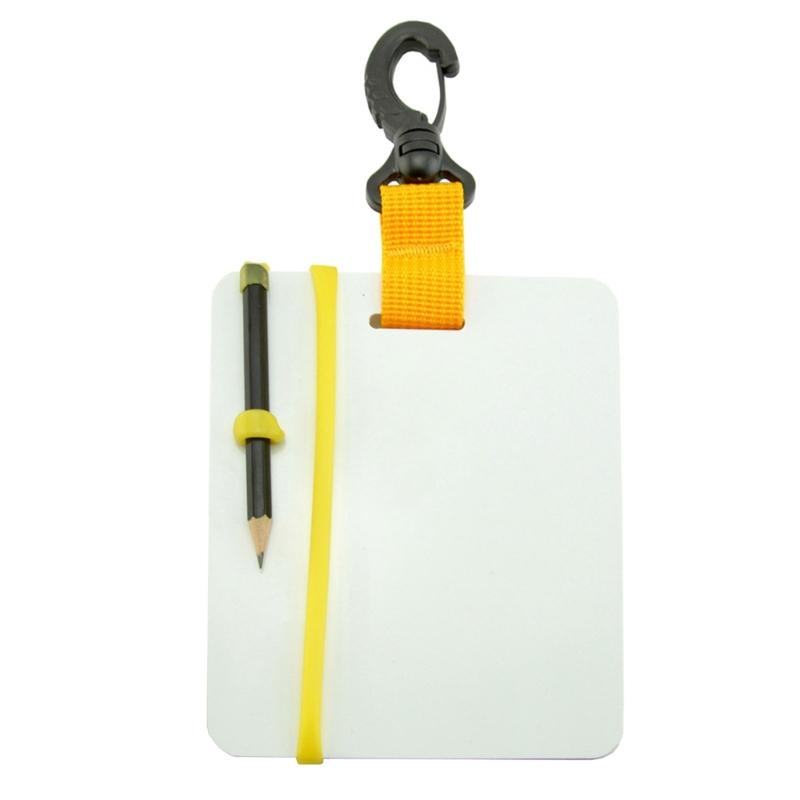 Scubas Diving Writing Plate with Pencil Underwater Writing Board Snorkeling Record Board Underwater Writing Board