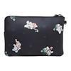 Coach Boxed Snowman Print Zipper Clutch Women Clutch Black C7401-SVF23