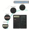 10-Digit Scientific Calculator - High-Resolution LCD Display, Compact Foldable Design, Handwriting Board, Solar and Battery Dual Power