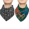 Double-Sided Triangle Scarf: Australian Wool, Cotton, Silk - Warm Neck Warmer for Spring, Autumn, Winter