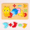 Wooden Early Education Cognitive Children Educational Toys Building Block Animal Traffic Shape Matching 3d Three-dimensional Puz