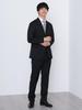 Anzug Basic Uni 2-Knopf-Anzug SCHWARZ M [BEAMS HEART] Herren