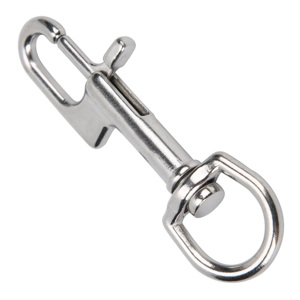 Edelstahl Tauchen Einseitige Karabinerhaken Einzelnes Ösen-Schnapphaken Schnalle 90mm 3.5in
