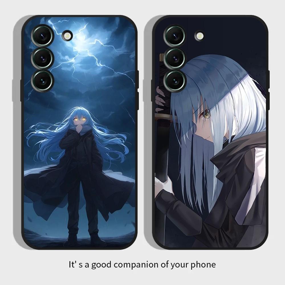 Ainime R-Rimuru T-Tempest Phone Case for SamsungS24,S23,S22,S21,S20 Ultra Pro S10,S30Plus,20 Ultra Black Cover