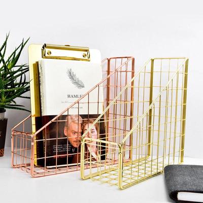 Nordic Iron Desktop Storage Rack - Kreativer Organizer und Ornament aus Metall