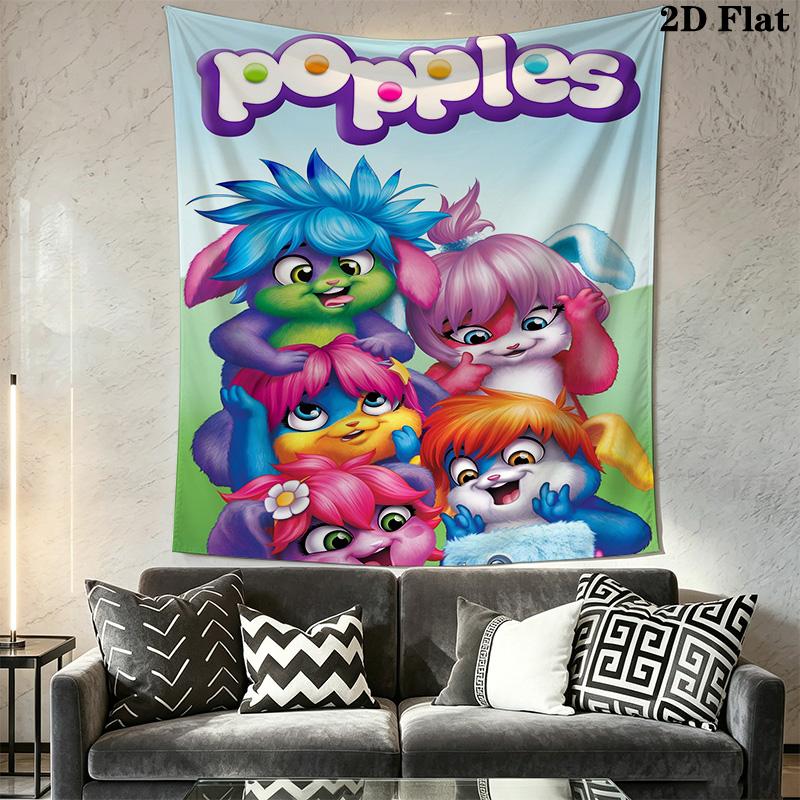 Popples Pattern Home Decor Tapestry, Wall Hanging, Decorative RV Wall Cloth.MGT0918074
