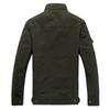 2026 Spring Men's Cotton Military Jacket Plus Size Casual Work Jacket