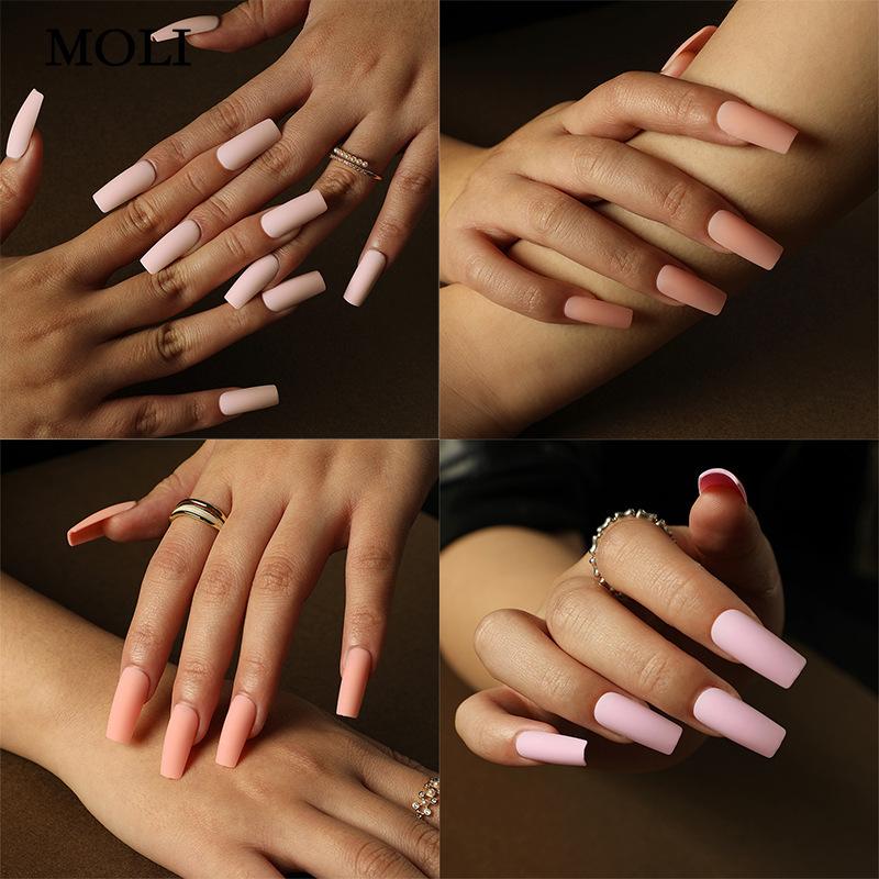 

24PC Накладные ногти Наклейки на ногти Нажмите на полное покрытие Накладные ногти