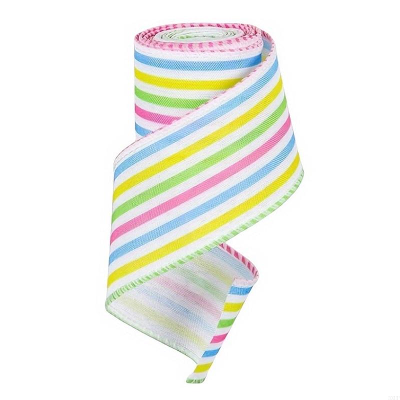 Colorful Polyester Ribbon for Easters Decoration and Creative Craft Project Gift Packaging Supplies Sewing Accessories
