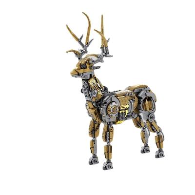 924 de bucăți, creativ și interesant, model mecanic de elan, decorare pentru birou, blocuri de construcție, cărămizi, jucării de Crăciun, cadouri