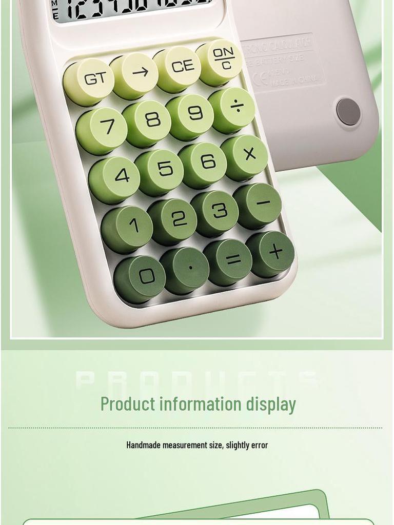 Gradient Multifunctional Calculator - Ideal for Office, Exams & Flexible Use