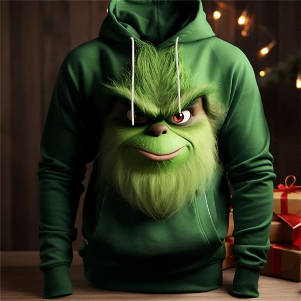 Modische Herren-Kapuzenpullover mit Grafikdruck Herbstkleidung Cartoons Freizeitkleidung Damen Pullover Oberteile Sweatshirts