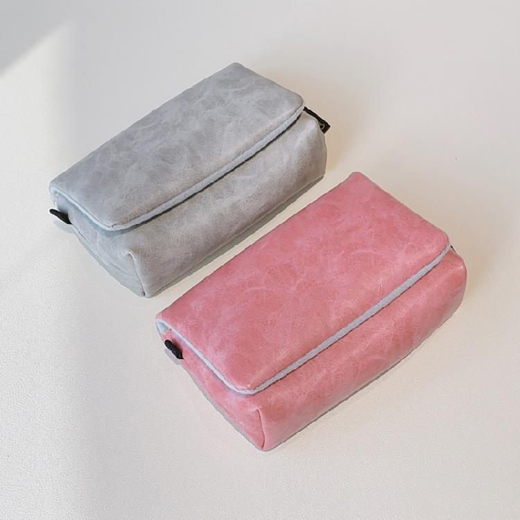 PU Camera Storage Bag for ZV 1F Users and More Digital Camera Vlog Camera with Convenient Compartments