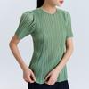PleaTs Me PleaTed Puff Sleeve T shirT epTss026005