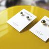 RACOHA RACOHA 10mm Silver Ball Earring (925 Silver)