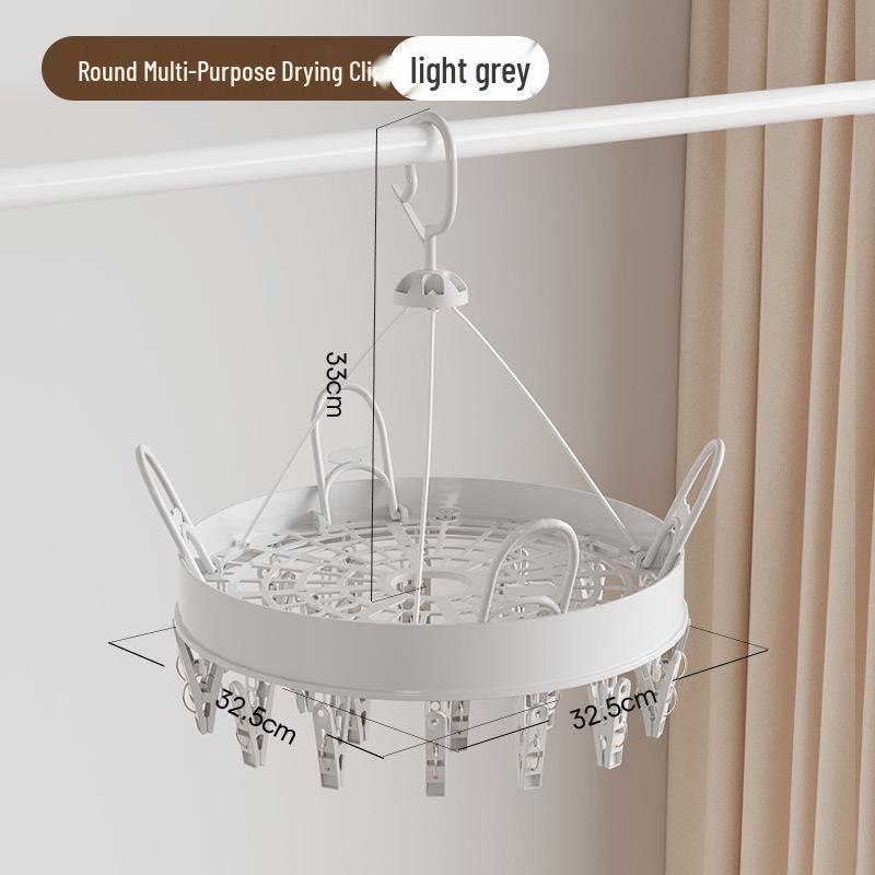 Socks and Underwear Multi-Clip Drying Rack for Dorms and Homes
