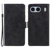 For OnePlus Nord 4 Case Card Holder Wallet PU Leather Phone Cover Calf Texture Wrist Strap