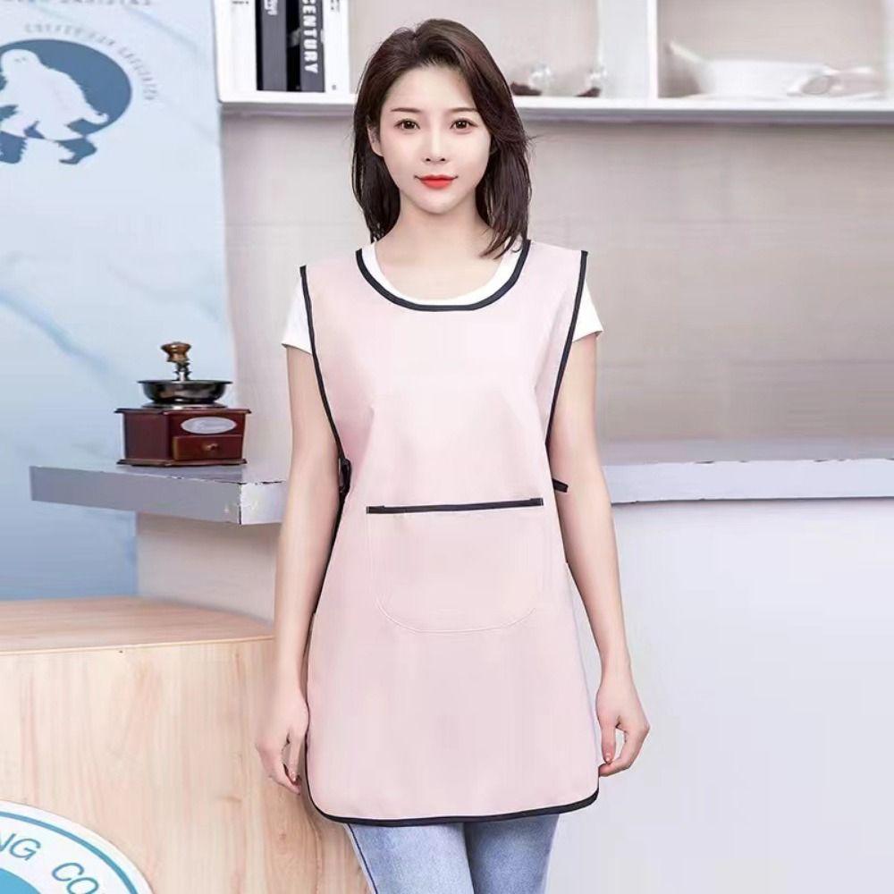 Waterproof Barber Apron Large Pockets Hair Stylist Apron Vest Hairdressing Cloak  Chefs