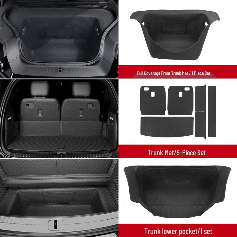 NIO ES8 Front & Rear Trunk Storage Box Protective Mat for 26 Models - Car Interior Accessory