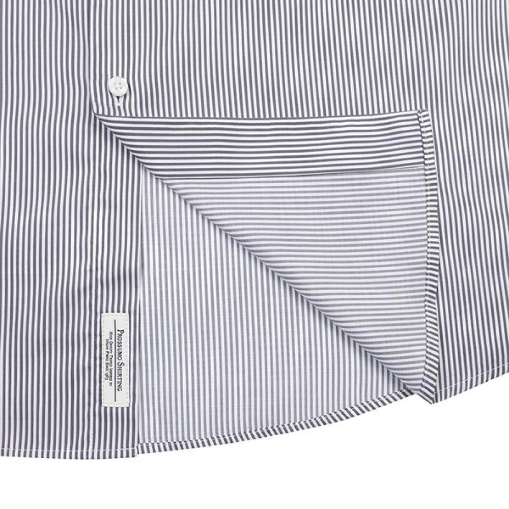 Vanbrough Stripe Semi Wide Classic Shirt Bzrsg1031 Gy