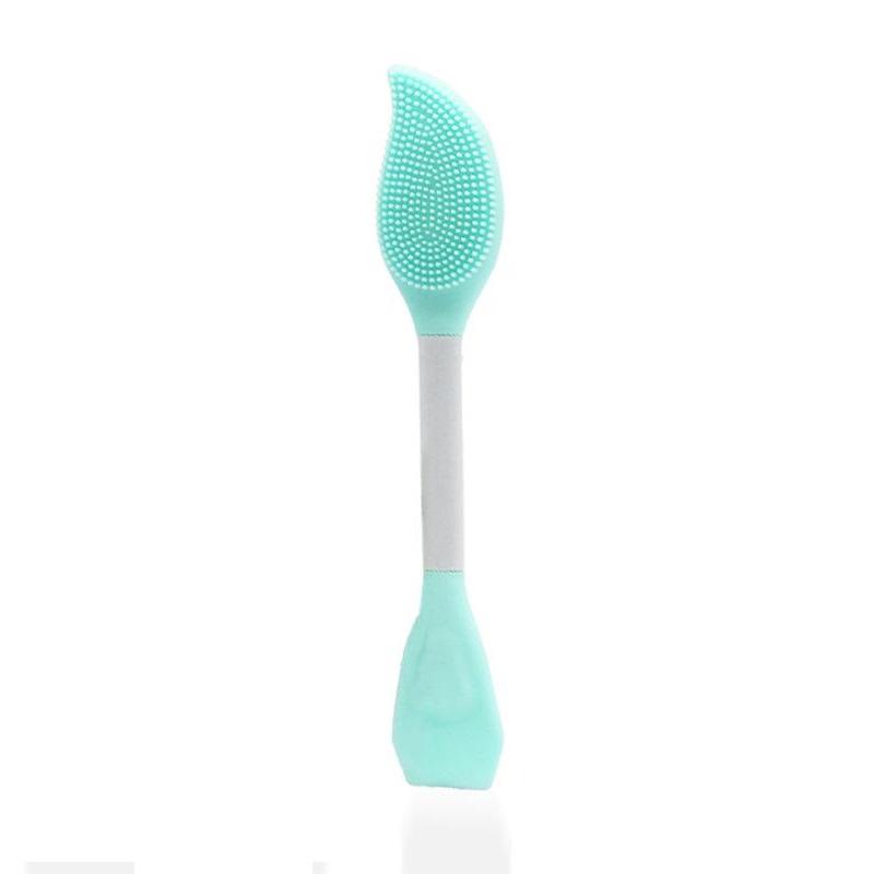 

Двуглавая маска для лица, кисть, силиконовый аппликатор, ложка, шпатель, палочка для перемешивания, женская кожа, очищающий уход за лицом, инструменты для домашнего макияжа светло-зеленый