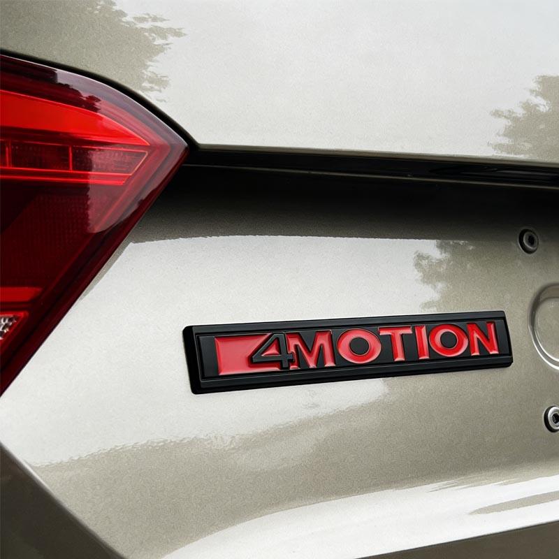 3D Metal 4MOTION Decorative Sticker For VW Passat Tanyue Golf Car Modification Parts Zf7
