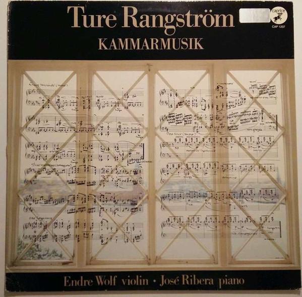 

LP Record TURE RANGSTRM Kammarmusik CAP1207 CAPRICE 1980 Sweden Classical Used