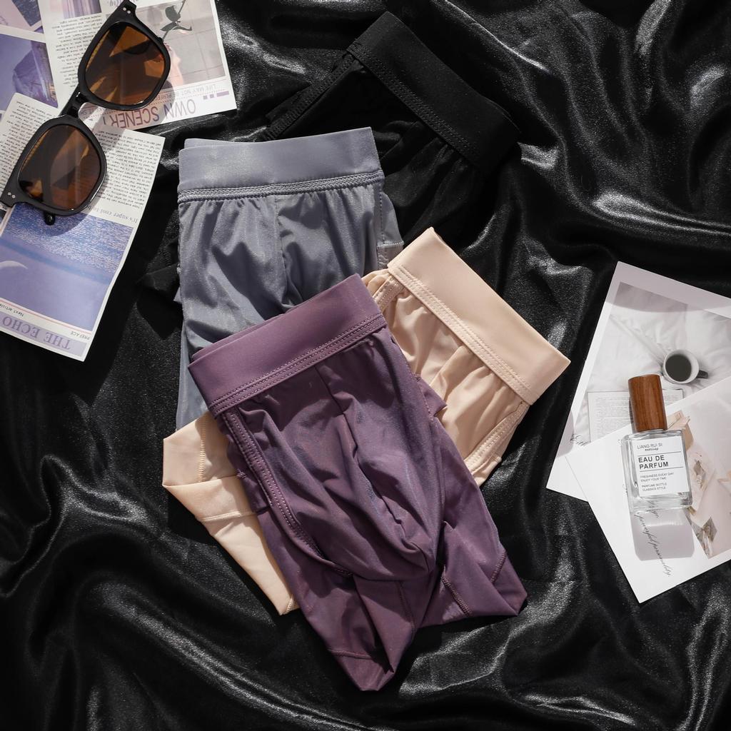 Men's Ultra-Thin Breathable Ice Silk Triangle Underwear - 2025 New, Comfortable Summer Wear