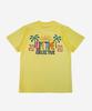 Laipeutaimkollegtibeu Sunset Palm Graphic T-Shirt Sunset Palm Light Yellow