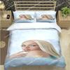 Fashion Spain Hot Female Singer B-bad G-Gyal Print Bedding Set Duvet Cover Comforter Bed  Youth Kids Girl Boys Luxury Gift