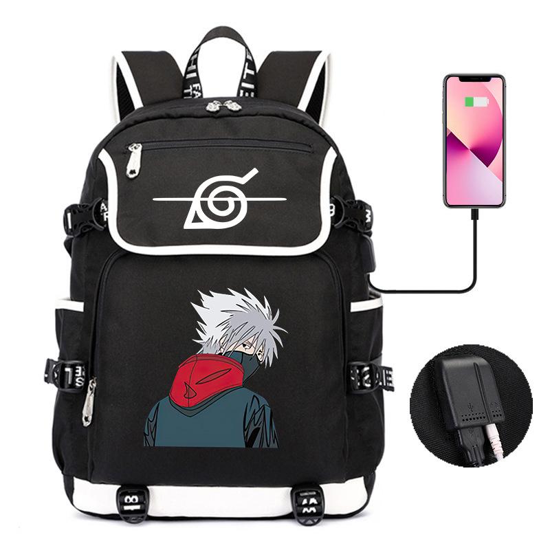 Backpack Day Manga Cartoon Printing Student School Bag Business Large Capacity Usb Computer Bag