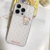 Custodia per Telefono Cartoon Carina Facile Orso Pois Rosa per Samsung Galaxy A55 A35 A25 A15 5G A24 A23 A22 A32 A52 A71 A72 A51 4G Cover