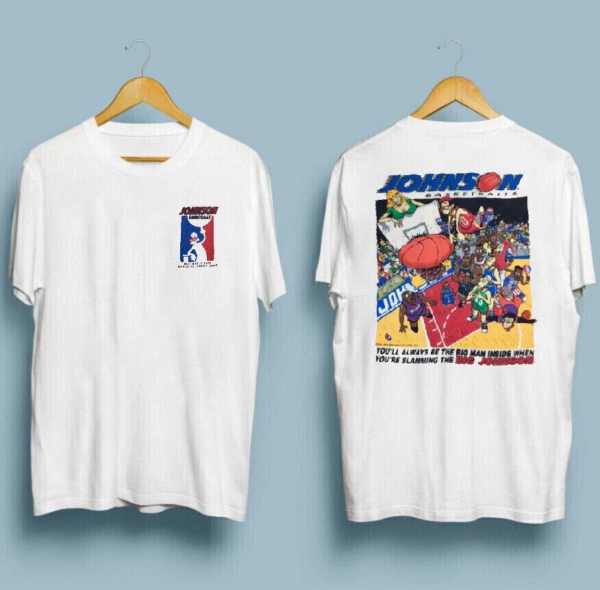 

90s BiG Johnson BASKETBALL 1995 BIG BALLS T-Shirt S-5XL L