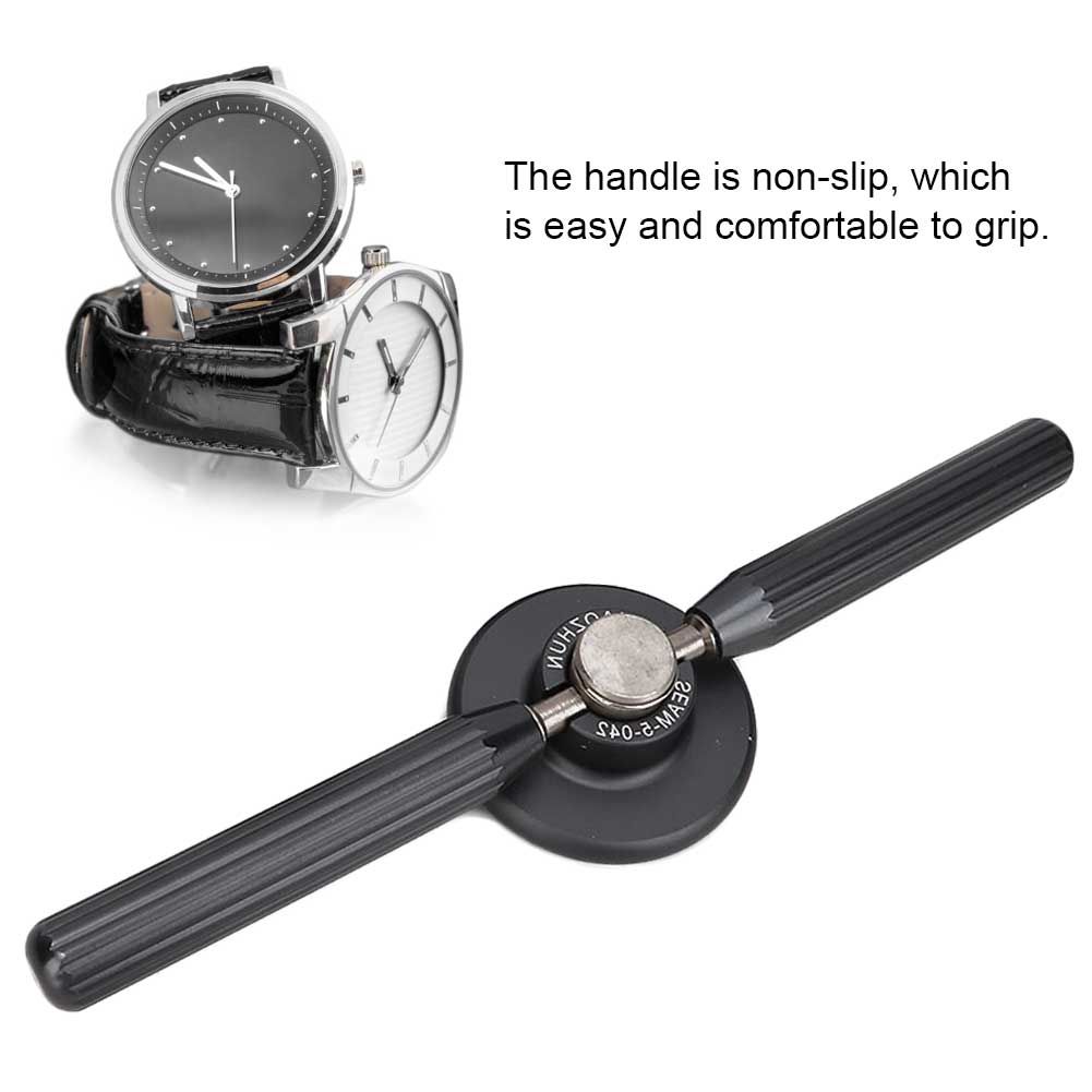 Professional Watchmaker Watch Back Case Opener Repair Battery Replace Tool with 8 Dies