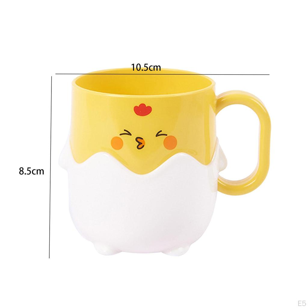 Cartoon Chicken Toothbrush Cup Anti-Brushing Reusable Drinking Washing for Kids Boys