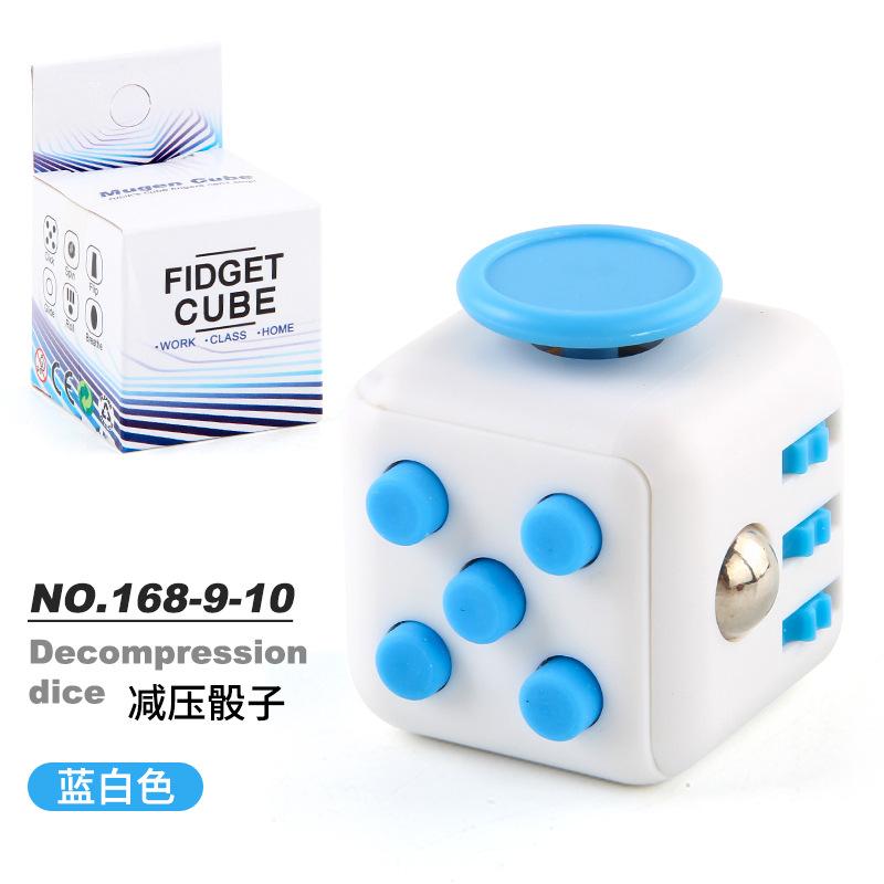 New And Strange Toys Decompression Rubik'S Cube, Vent Decompression Dice, Press 6-Sided Finger Rubik'S Cube, Source Factory