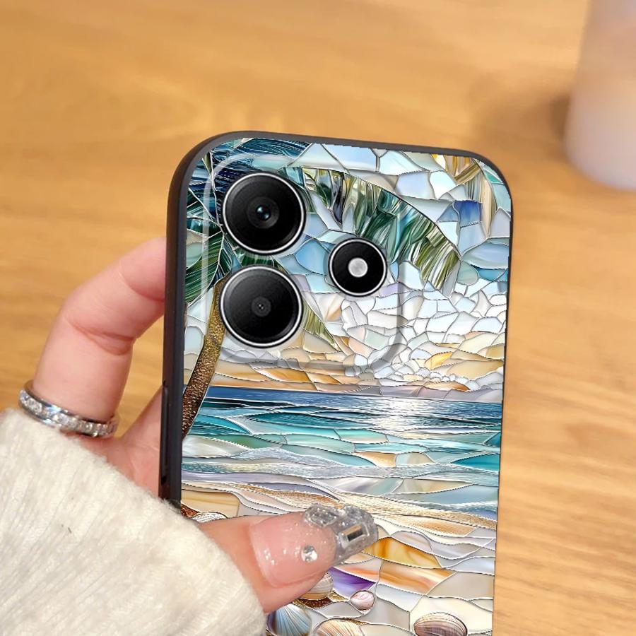 Ocean Scenery Pattern Funda Phone Cover Case for Xiaomi Redmi Note 11 10 9 12 Pro 10S 9S 14 7 8 11s 12s 13 Pro Plus