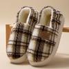 Cotton slippers winter 2025 new indoor home thick bottom warm non-slip household wool slippers