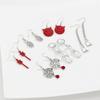 6 Pairs Women Studs Holiday Earrings Halloween Devil Spider Skull Ghost Earrings Cool Dangle Earring Party Jewelry Lover