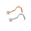 1 adet cerrahi çelik burun halkası yuvarlak çember C/L şekli burun piercing damızlık Tragus kulak kıkırdak Helix piercing Oreja göbek takısı
