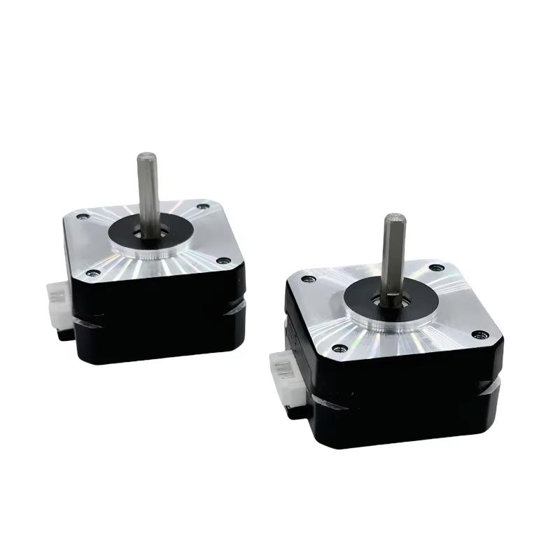 1Pcs Metal 1.0A 12V 14N.cm CNC Laser Engraver Motor 3D Printer Extruder 4 Lead For Nema 17 22mm 42 Stepper Motor 42*42*23mm