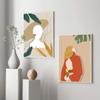 Nordic Watercolors Woman Canvas Paintings Simple Figure Wall Art Decor Poster and Prints Pictures for Interior Living Room Decor