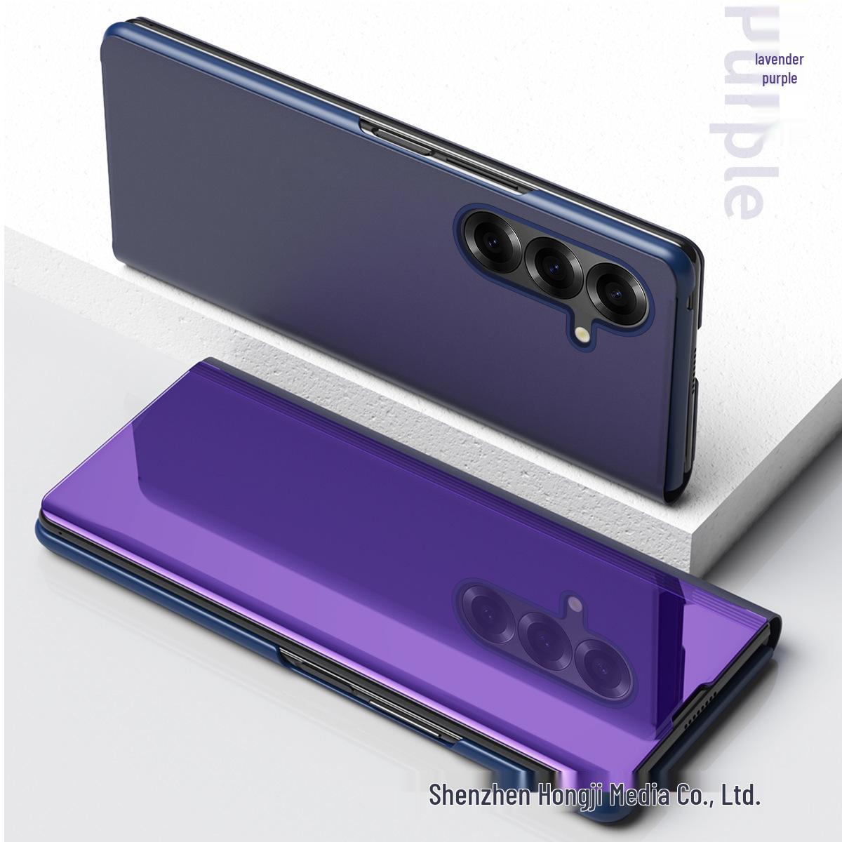 

3D Зеркальный флип-кейс со подставкой для Samsung Z Fold7/Oppo Find N3 Samsung Z Fold2/W21