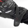 KOMINE Motorrad Schutz Lederhandschuhe Winddicht HG M Schwarz/Rot 06-844 GK-844