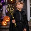Durable Cosplay Spear Halloween Five-pronged Toy, Lightweight Handheld Plastic Five-tined Toy Fork, Weapon Props for Costume Party Stage Performance