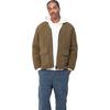 Carhartt WIP Suede Zip V-Neck Panel Pocket Jacket Men jackets I032244-1CM-XX