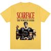 Camiseta Estampada De Manga Corta Popular Retro Hip-hop Para Hombre En Verano Puro Moderna