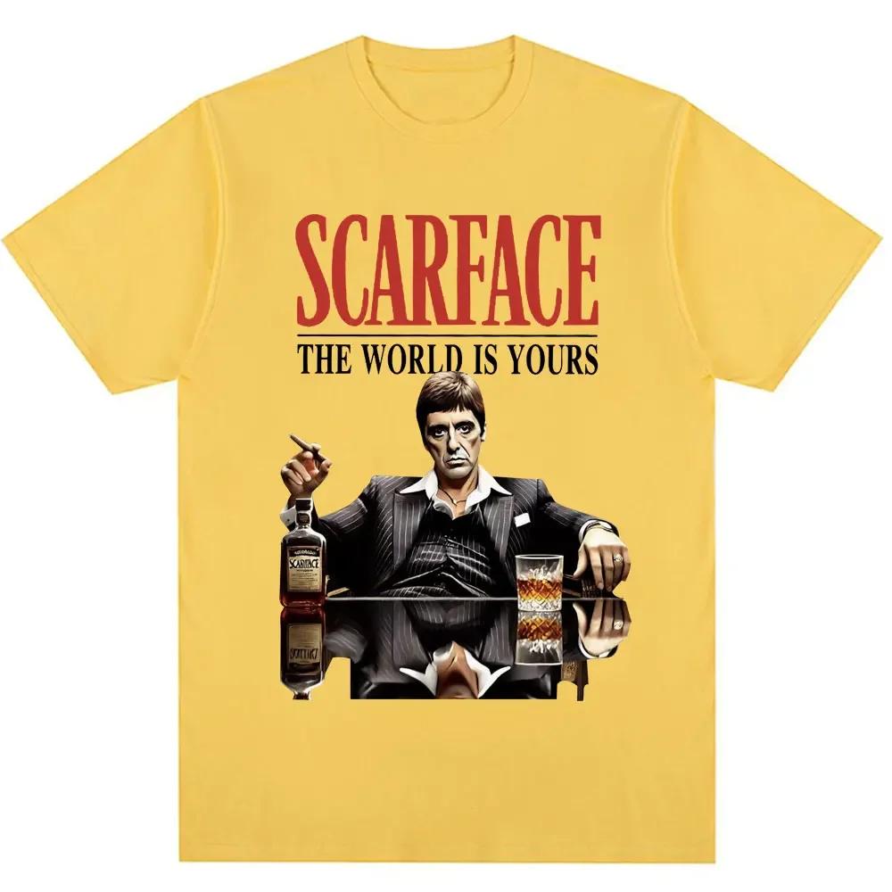 Camiseta Estampada De Manga Corta Popular Retro Hip-hop Para Hombre En Verano Puro Moderna